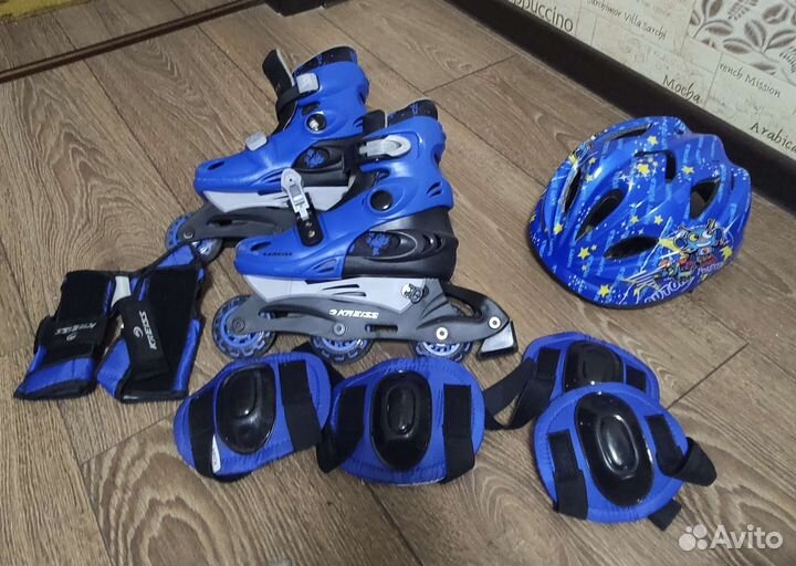 Роликовые коньки детские раздвижные