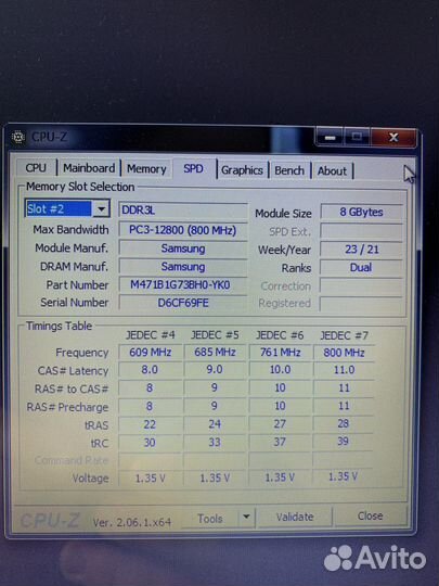 Оперативная память Samsung DDR3 16gb для ноутбука
