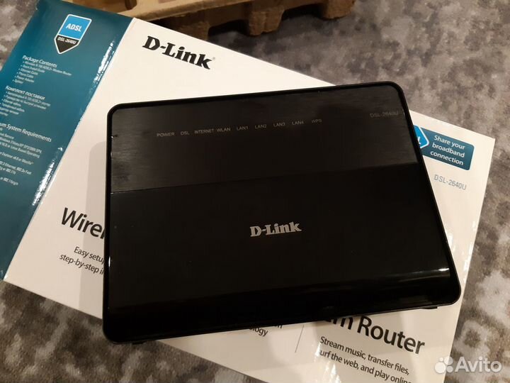 Wi fi роутер D-link n150 adsl2+ modern router