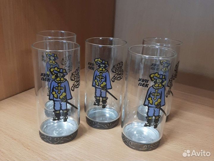 Хрустальные рюмки СССР 2 набора