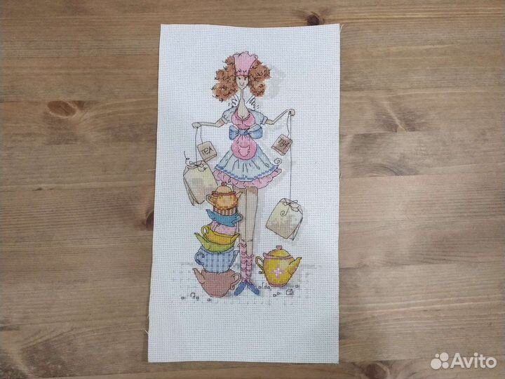 Готовая интерьерная вышивка