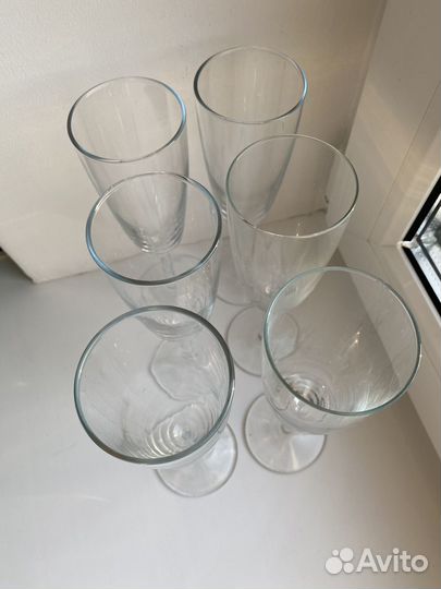 Фужер IKEA для шампанского, 6 шт