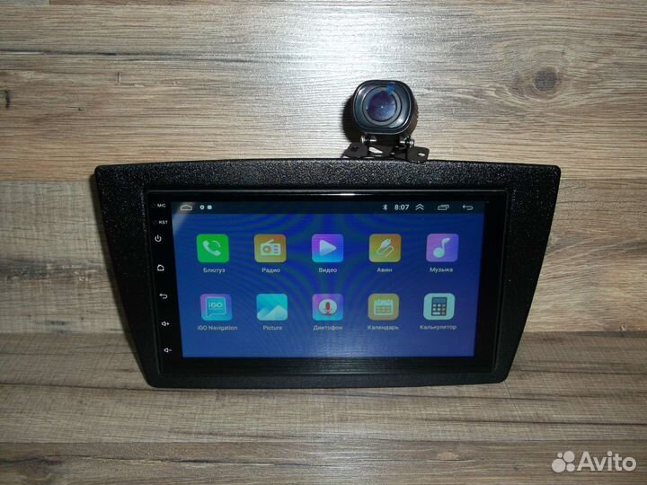 Магнитола LADA Granta Android + камера