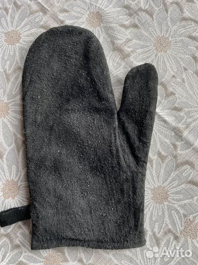 Варежка прихватка для камина харк hark замшевая