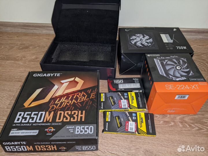 Игровой пк RTX3070TiM + Ryzen 3700X + 32 Гб