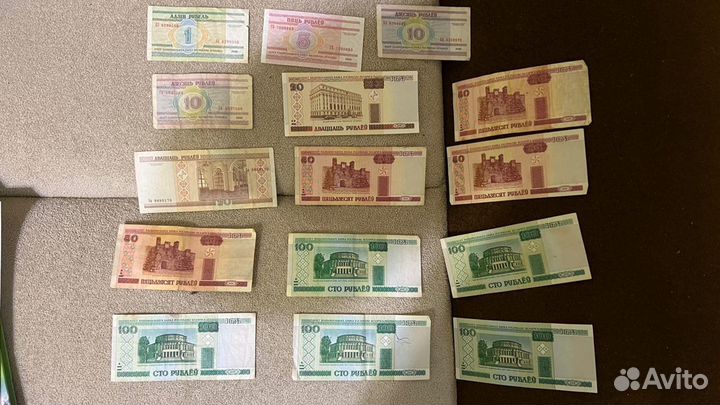 Банкноты Беларусь 2000г разные