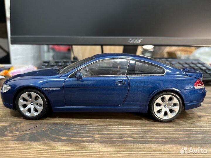 Kyosho BMW 645 coupe (08701BL) 1:18