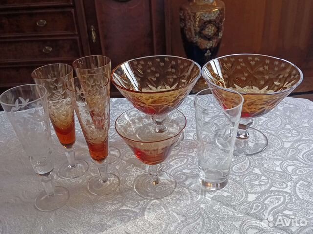 Хрустальная посуда Рогов СССР бу