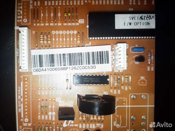 Модуль управления холодильника samsung