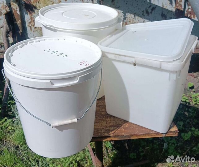 Вёдра,кубики бу,пищевой пластик