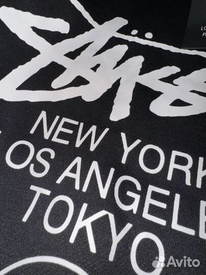 Худи stussy черная