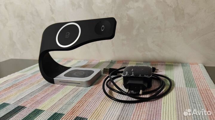 Magsafe зарядная станция беспроводная 3-в-1