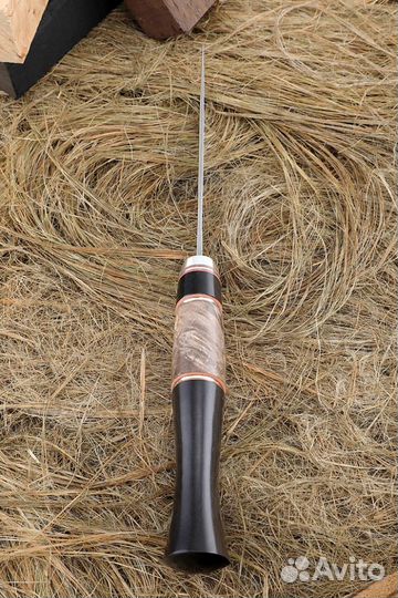 Нож Беркут Sandvik рукоять черный граб карельская