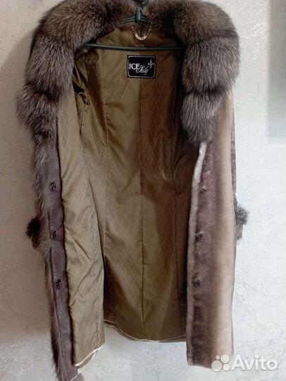 Шуба из мутона