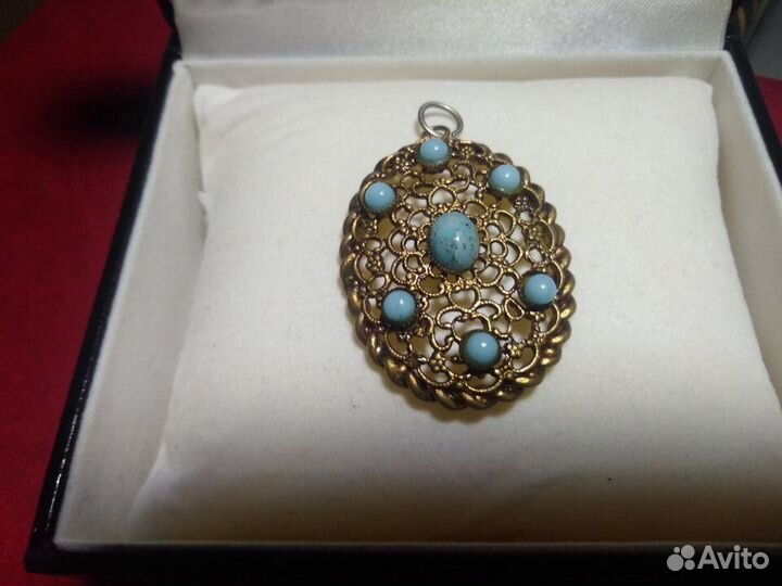 Серьги Кулон СССР Чехословакия Винтаж