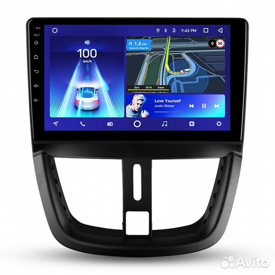 Штатная магнитола Android Peugeot 207 2006-2015