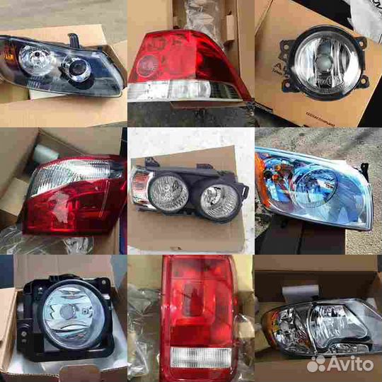 Стекло фары L для opel vectra В (1995-1998)