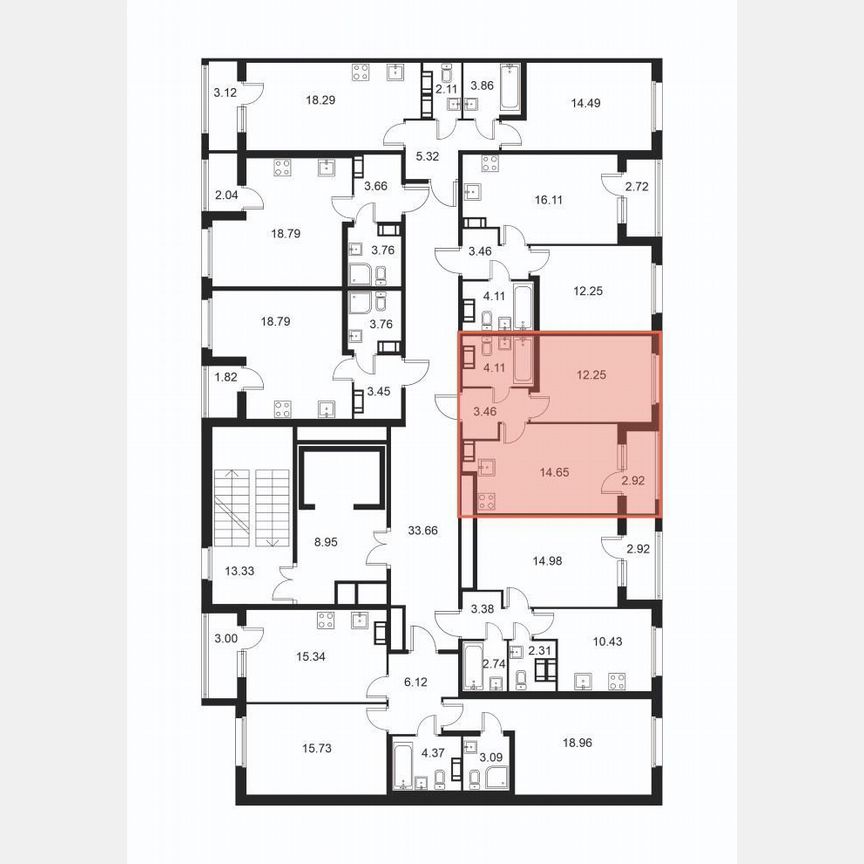 1-к. квартира, 35,9 м², 7/9 эт.