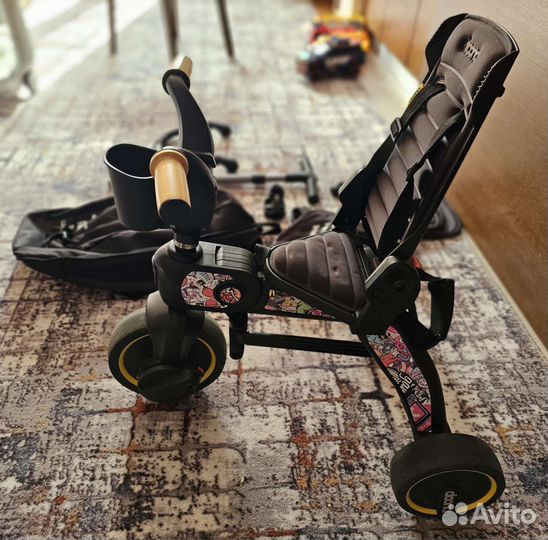 Складной велосипед Doona Liki TrikeS5, Nitro Black