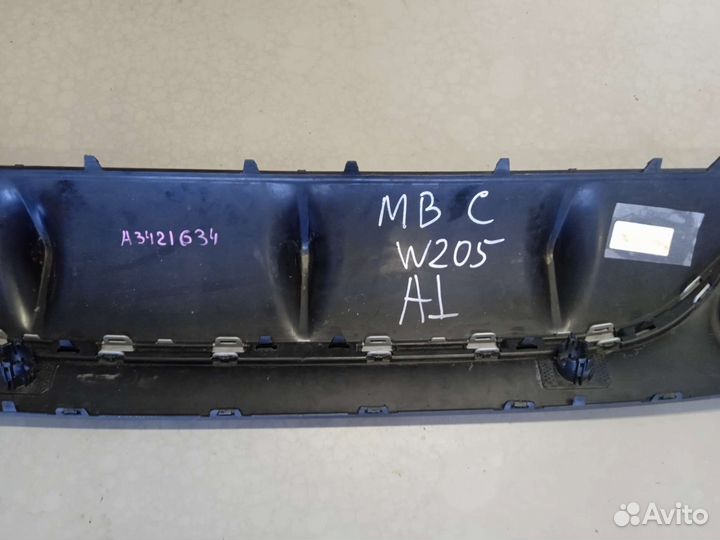 Диффузор на задний бампер Mercedes W205