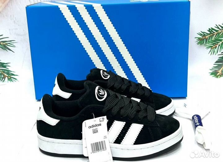Кроссовки Adidas Campus 00s Black Люкс