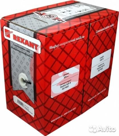 Кабель витая пара UTP 2 и 4 пары