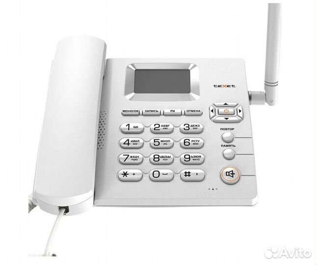 Стационарный GSM телефон teXet FX-100 Белый