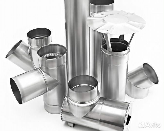 Дымоход.Трубы для дымохода.Со склада