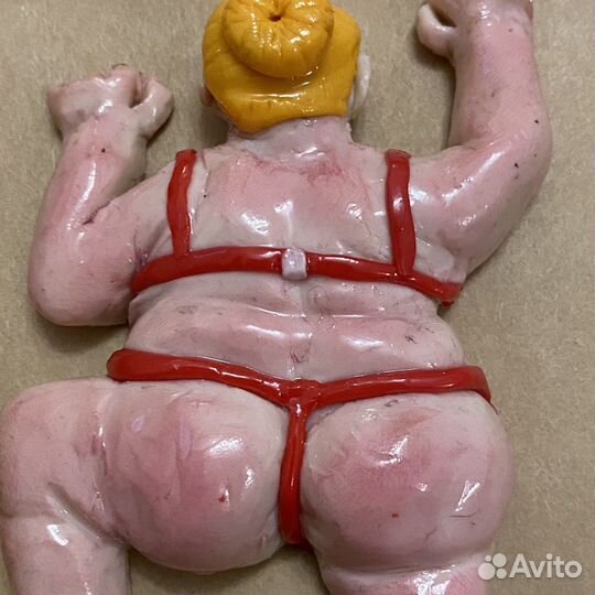 Игрушка магнитик из полимерной глины