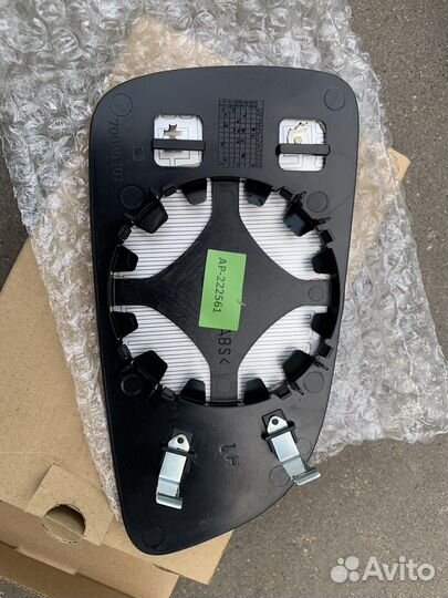 Зеркальный элемент левого зеркала opel astra h