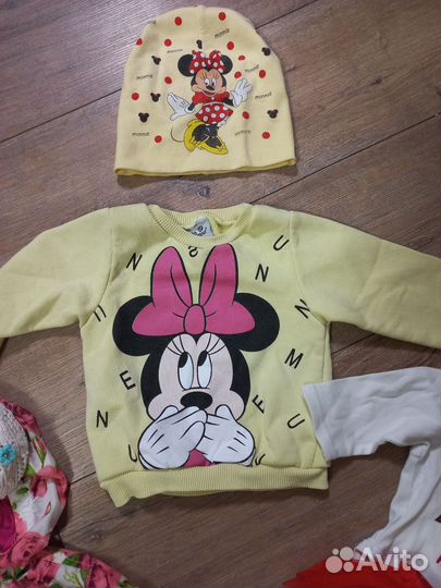 Пакет вещей на девочку весна от 3 до 6 мес