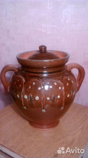 Новый керамический горшок
