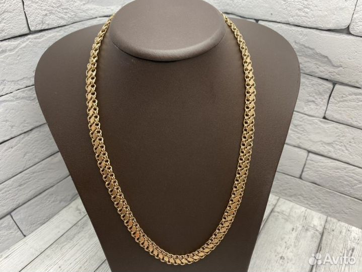 Золотая цепь 585 пробы массой 34.8 грамма (50см)