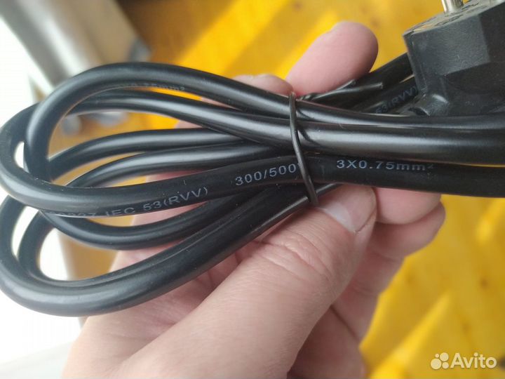 Кабель питания IEC-320-C13/CEE 7/7 shcuko 3х0,75мм