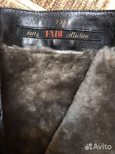 Сапоги женские натуральная кожа Fabi