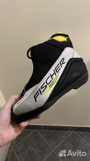 Детские лыжи и ботинки Fisher 150/34