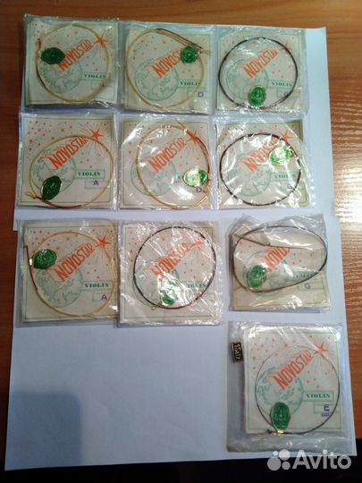 Струны для скрипки (гдр), акустической гитары СССР