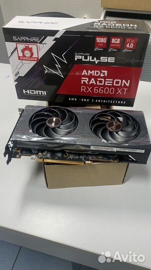 Видеокарта AMD Radeon RX6600xt Sapphire pulse
