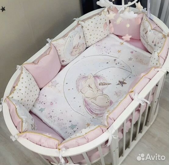 Бортики в детскую кроватку