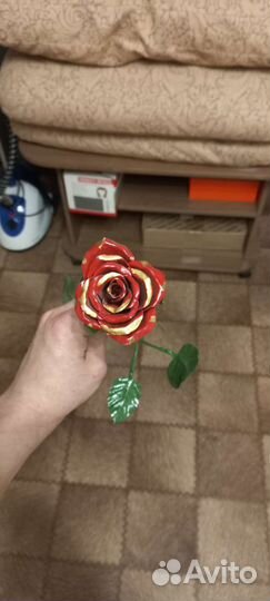 Роза из металла