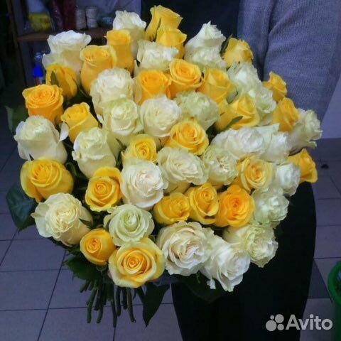 Букет желтых роз 31 роза 51 роза 75 роз