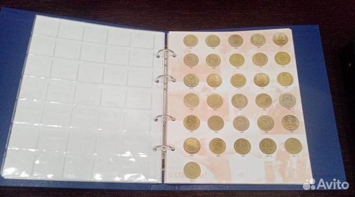 Альбомы для монет СССР 1921-1957 и 1961-1991 годов
