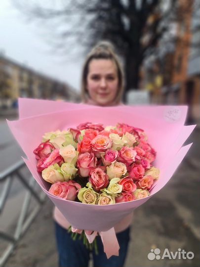 Цветы розы 51 доставка роз