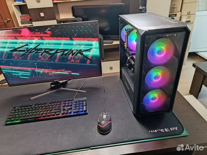 Игровой топ комп Intel 12400F+ RTX 4060