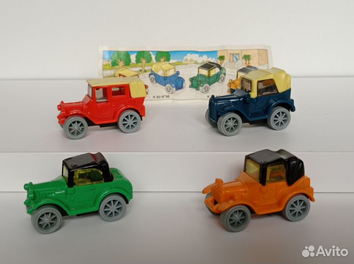 Киндер транспорт: Ретро автомобили