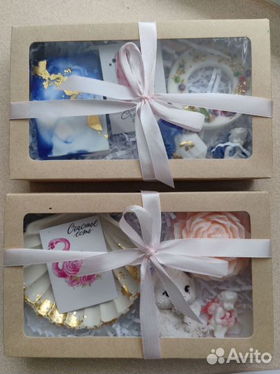 Подарочный набор, мыло, свечи