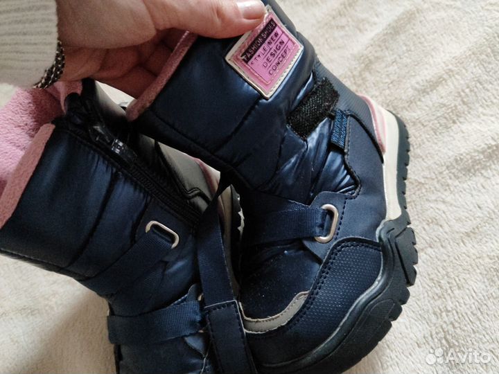 Сапоги зима для девочки 25-26