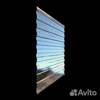 Профлист для забора C8 оцинкованный / крашенный