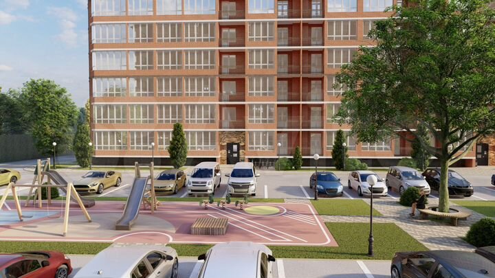 2-к. квартира, 70,6 м², 4/9 эт.