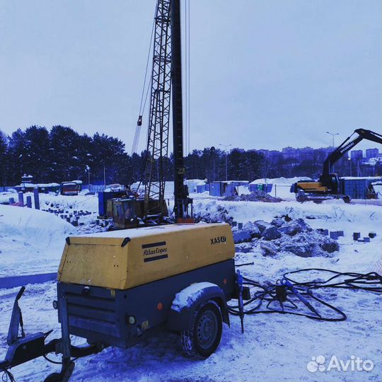 Аренда компрессора с отбойными молотками